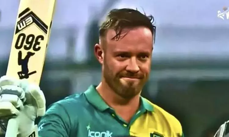 அதிரடியில் மிரட்டிய டி வில்லியர்ஸ் .. ஆஸி.அணிக்கு இமாலய இலக்கு நிர்ணயித்த தென் ஆப்பிரிக்கா