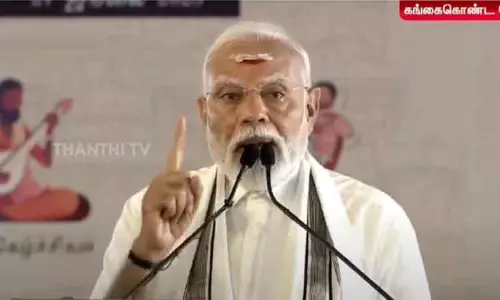 சோழ சாம்ராஜ்ஜியம் பாரதத்தின் பொற்காலங்களில் ஒன்று - பிரதமர் மோடி பேச்சு சோழ சாம்ராஜ்ஜியம் பாரதத்தின் பொற்காலங்களில் ஒன்று - பிரதமர் மோடி பேச்சு