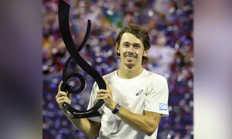 வாஷிங்டன் ஓபன் டென்னிஸ்: சாம்பியன் பட்டம் வென்றார் அலெக்ஸ் டி மினார்