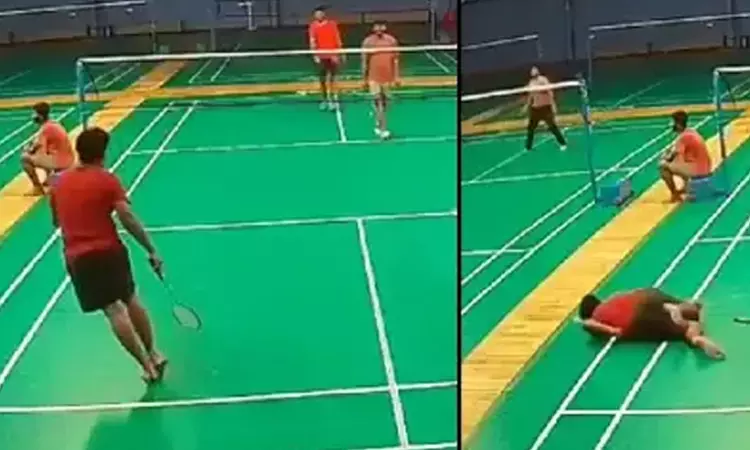 விளையாடிக் கொண்டிருந்தபோதே இளைஞர் மாரடைப்பால் மரணம்... அதிர்ச்சி சம்பவம்