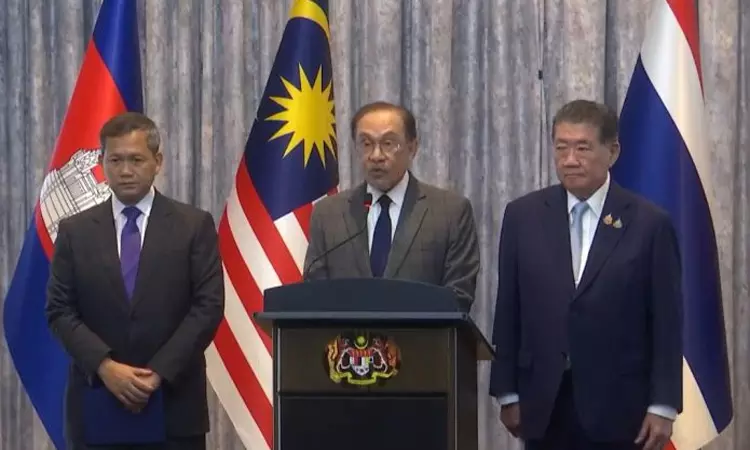 போர் நிறுத்தத்திற்கு கம்போடியா மற்றும் தாய்லாந்து நாடுகள் நிபந்தனையின்றி ஒப்புதல்