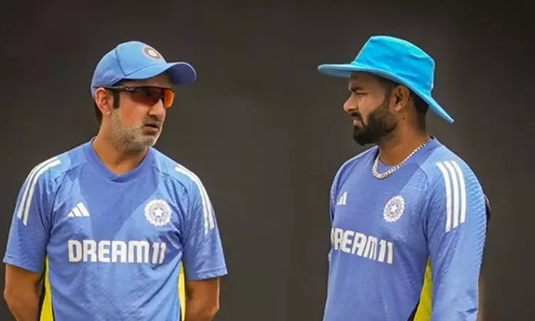 நாடு எப்போதும் உங்களை நினைத்து பெருமைப்படும் - ரிஷப் பண்டுக்கு கம்பீர் புகழாரம் நாடு எப்போதும் உங்களை நினைத்து பெருமைப்படும் - ரிஷப் பண்டுக்கு கம்பீர் புகழாரம்