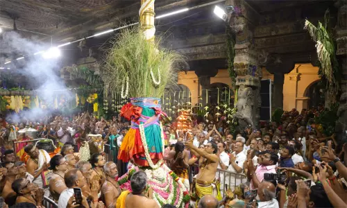 சங்கரன்கோவில் சங்கரநாராயண சுவாமி கோவிலில் ஆடி தபசு திருவிழா தொடங்கியது சங்கரன்கோவில் சங்கரநாராயண சுவாமி கோவிலில் ஆடி தபசு திருவிழா தொடங்கியது