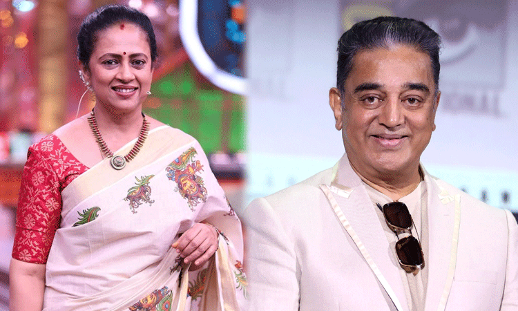 கமல் பற்றி சொன்ன கருத்து வைரலான நிலையில்  லட்சுமி ராமகிருஷ்ணன் அளித்த விளக்கம்