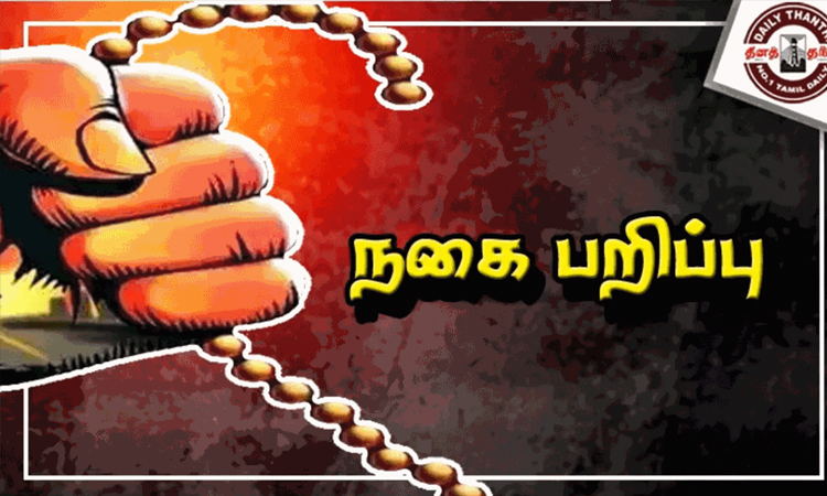 சேலம்: ஓடும் ரெயிலில் மூதாட்டியிடம் நகை பறிப்பு சேலம்: ஓடும் ரெயிலில் மூதாட்டியிடம் நகை பறிப்பு