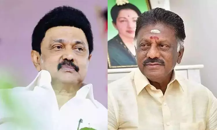 ஒரே நாளில் 2-வது முறையாக முதல்-அமைச்சர் மு.க. ஸ்டாலினுடன் ஓபிஎஸ் சந்திப்பு ஒரே நாளில் 2-வது முறையாக முதல்-அமைச்சர் மு.க. ஸ்டாலினுடன் ஓபிஎஸ் சந்திப்பு