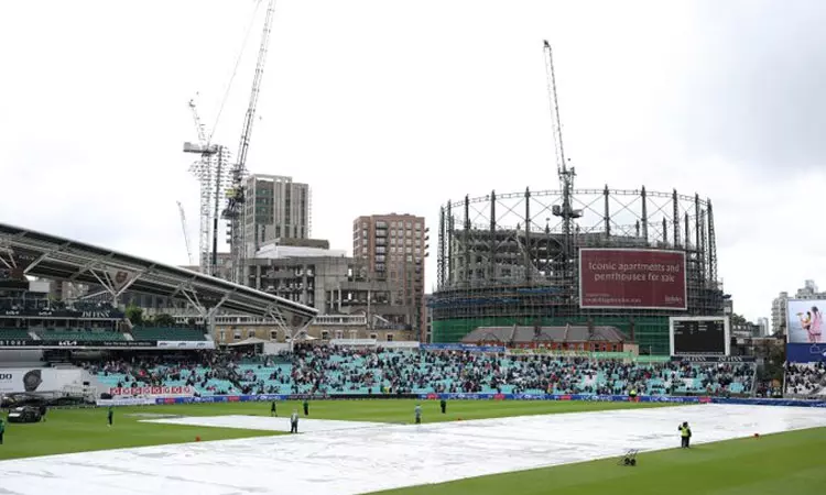 இந்தியா-இங்கிலாந்து 5-வது டெஸ்ட்: மழை காரணமாக நிறுத்தப்பட்ட ஆட்டம் மீண்டும் தொடக்கம்