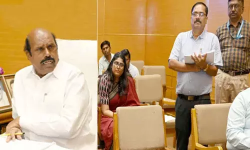 திருநெல்வேலி பொருநை அருங்காட்சியகப் பணிகள் - அமைச்சர் எ.வ.வேலு ஆய்வு