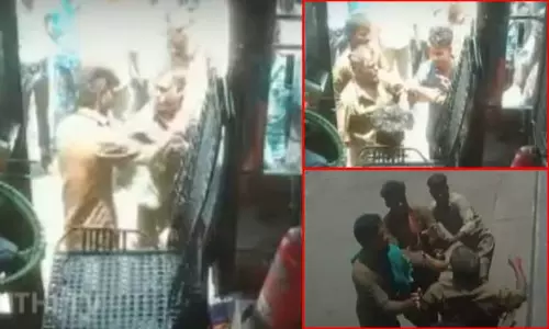 தஞ்சையில் ஓட்டுநர், நடத்துனர் மீது சரமாரி தாக்குதல் - பரபரப்பு காட்சிகள்