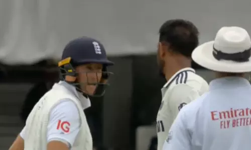 5-வது டெஸ்ட்: ஆக்ரோஷத்துடன் வாக்குவாதம் செய்த பிரசித் கிருஷ்ணா - ஜோ ரூட்.. களத்தில் பரபரப்பு சம்பவம்