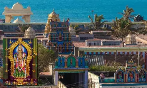 கன்னியாகுமரி பகவதி அம்மன் கோவிலில் நாளை மறுநாள் ஆடி களப பூஜை கன்னியாகுமரி பகவதி அம்மன் கோவிலில் நாளை மறுநாள் ஆடி களப பூஜை
