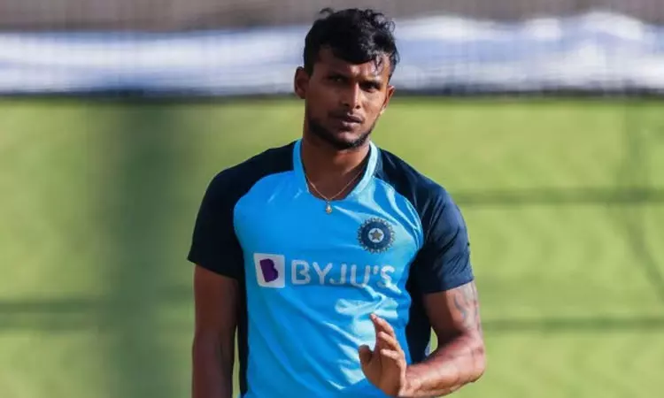 ஐ.பி.எல்.: சிஎஸ்கே பயிற்சி முகாமில் நடராஜன்.. சென்னை அணியில் இணைய உள்ளாரா..?