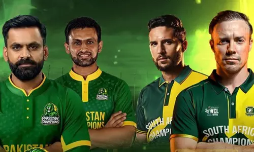 லெஜெண்ட்ஸ் லீக் இறுதிப்போட்டி: பாகிஸ்தான் - தென் ஆப்பிரிக்கா அணிகள் இன்று பலப்பரீட்சை