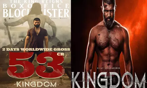 2 நாட்களில் ரூ.53 கோடி வசூலித்த விஜய் தேவரகொண்டாவின் கிங்டம் 2 நாட்களில் ரூ.53 கோடி வசூலித்த விஜய் தேவரகொண்டாவின் கிங்டம்