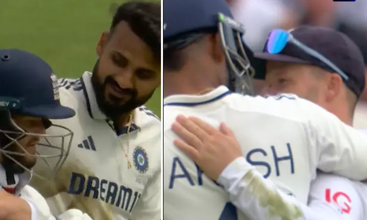 அரைசதம் அடித்த ஆகாஷ் தீப்.. பகைமை மறந்து பென் டக்கெட் செய்த செயல்.. ரசிகர்கள் பாராட்டு