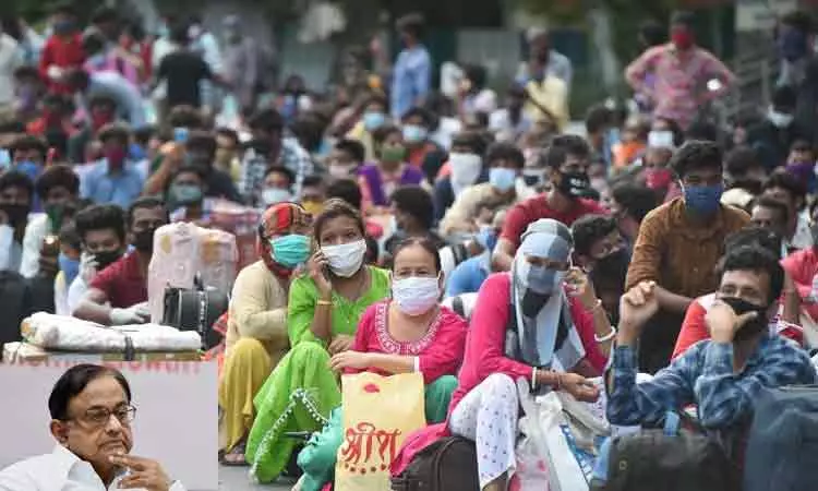 பீகாரை சேர்ந்த 6.50 லட்சம் பேரை தமிழக வாக்காளர்களாக சேர்ப்பது ஆபத்தானது; ப.சிதம்பரம்