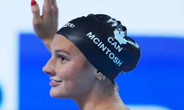 உலக நீச்சல் சாம்பியன்ஷிப்: 4-வது தங்கம் வென்று மெக் இன்தோஷ் அசத்தல் உலக நீச்சல் சாம்பியன்ஷிப்: 4-வது தங்கம் வென்று மெக் இன்தோஷ் அசத்தல்