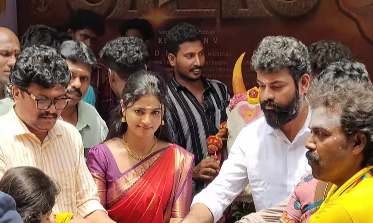 Vimals Vadam movie worship held at Masani Amman temple
