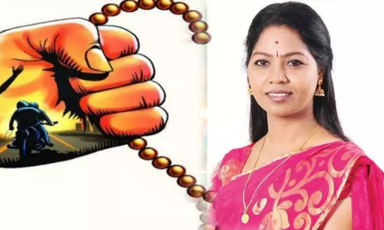 மயிலாடுதுறை எம்.பி. சுதாவிடம் இருந்து 4.5 சவரன் நகை பறிப்பு