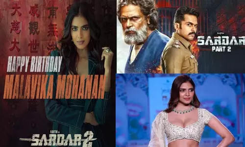 மாளவிகா மோகனனுக்கு பிறந்தநாள் வாழ்த்து தெரிவித்த சர்தார் 2 படக்குழு மாளவிகா மோகனனுக்கு பிறந்தநாள் வாழ்த்து தெரிவித்த சர்தார் 2 படக்குழு
