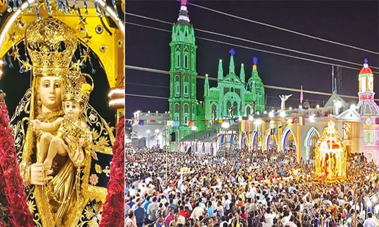 தூத்துக்குடி பனிமய மாதா திருவிழாவில் சப்பர பவனி கோலாகலம்: ஆயிரக்கணக்கான மக்கள் பங்கேற்பு