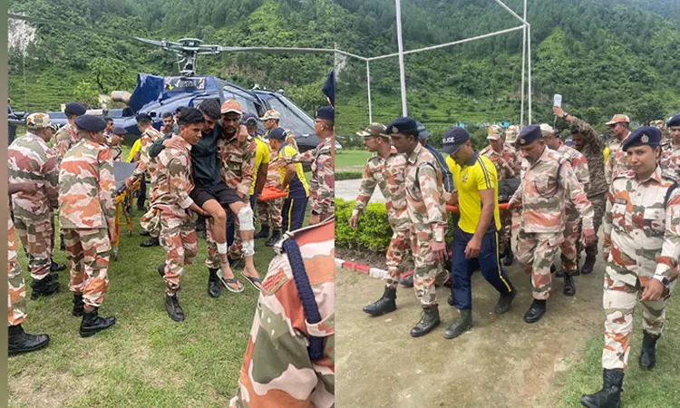 உத்தரகாண்ட்:  மீட்பு பணியில் 11 ராணுவ வீரர்கள் காயம்