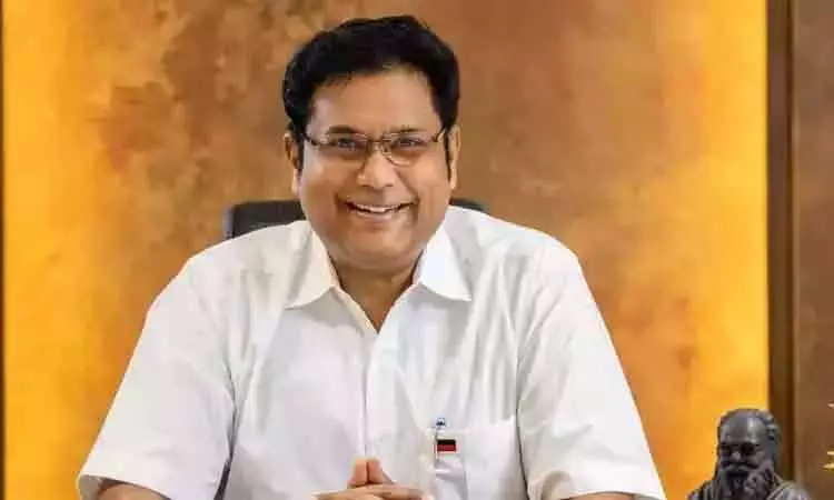 இரட்டை இலக்கப் பொருளாதாரத்தை எட்டிய தமிழ்நாடு - அமைச்சர் டி.ஆர்.பி.ராஜா பெருமிதம்