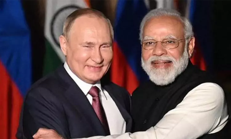 ரஷிய அதிபர் புதினுடன் பிரதமர் மோடி தொலைபேசி வாயிலாக பேச்சு