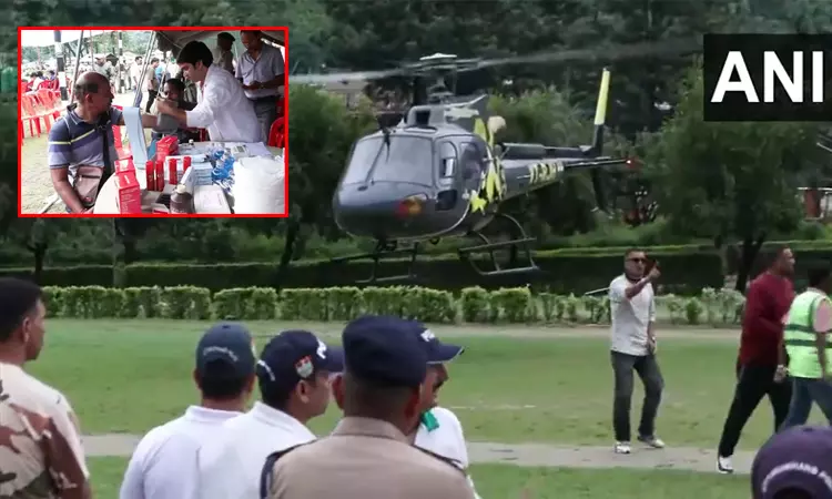 உத்தரகாண்ட்:  மேகவெடிப்பு 3-வது நாளாக ஹெலிகாப்டர் வழியே தொடரும் மீட்பு பணி