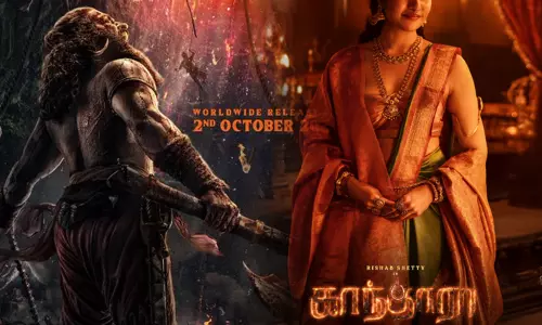 Kantara Chapter 1: Rukmini Vasanth looks majestic in her first look poster Kantara Chapter 1: Rukmini Vasanth looks majestic in her first look poster