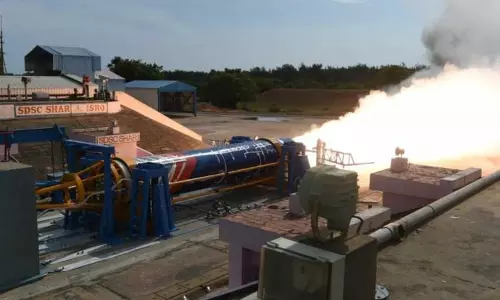 விக்ரம்-1 ராக்கெட்டுக்கான ‘கலாம்-1200’ மோட்டார் சோதனை வெற்றி - இஸ்ரோ தகவல்