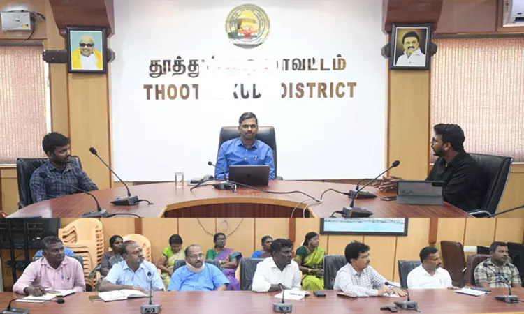 தூத்துக்குடியில் அனைவருக்கும் ஐஐடி மெட்ராஸ் திட்டம்: கலெக்டர் தலைமையில் ஆலோசனை தூத்துக்குடியில் அனைவருக்கும் ஐஐடி மெட்ராஸ் திட்டம்: கலெக்டர் தலைமையில் ஆலோசனை