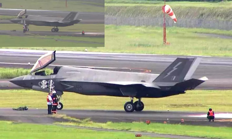 தொழில்நுட்ப கோளாறு: ஜப்பானில் அவசர அவசரமாக தரையிறங்கிய இங்கிலாந்து போர் விமானம்