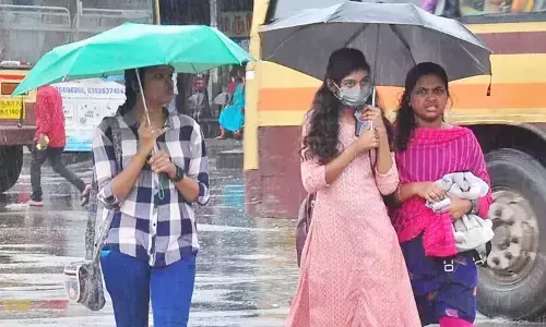 Chance of rain in 16 districts till 10 am