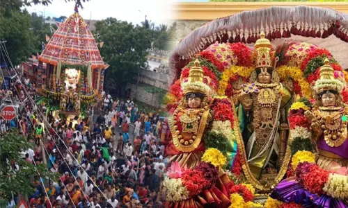 தாடிக்கொம்பு சௌந்தரராஜ பெருமாள் கோவில் ஆடி பெருந்திருவிழா தேரோட்டம்