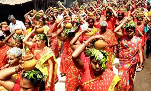 விவசாயம் செழிக்க வேண்டி கஞ்சி கலய ஊர்வலம்