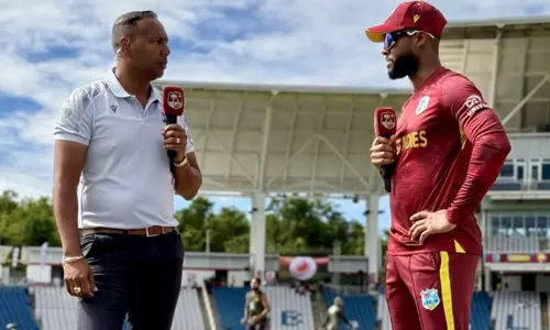 2-வது ஒருநாள் போட்டி: பாகிஸ்தானுக்கு எதிராக டாஸ் வென்ற வெஸ்ட் இண்டீஸ் பந்துவீச்சு தேர்வு 2-வது ஒருநாள் போட்டி: பாகிஸ்தானுக்கு எதிராக டாஸ் வென்ற வெஸ்ட் இண்டீஸ் பந்துவீச்சு தேர்வு