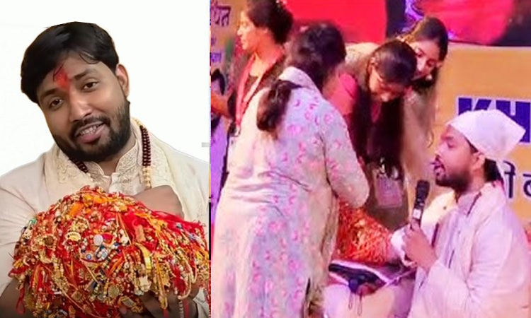 பிகார்: ஆசிரியர் கையில் 15,000 ராக்கிகளை கட்டிய மாணவிகள்..!