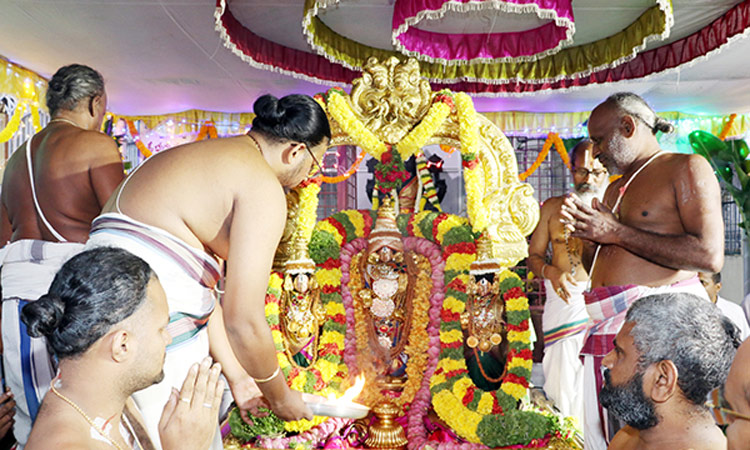 திருப்பதி: விகனச மகரிஷி சன்னதியில் எழுந்தருளிய மலையப்ப சுவாமி