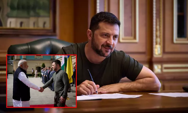 பிரதமர் மோடியுடன் செப்டம்பரில் நேரில் சந்திப்பு; ஜெலன்ஸ்கி தகவல்