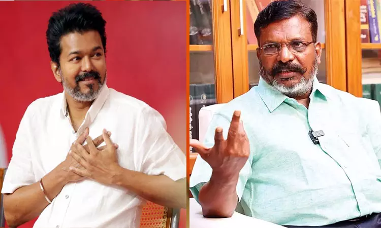 ஆணவ கொலைக்கு எதிராக விஜய் குரல் கொடுக்காதது ஏன்? - திருமாவளவன் கேள்வி