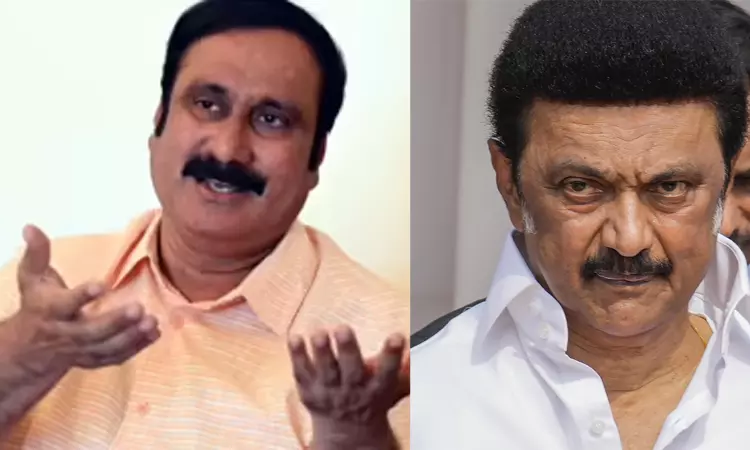மு.க.ஸ்டாலின் எப்போது முருகராக மாறினார்..? - கேள்வி எழுப்பிய அன்புமணி