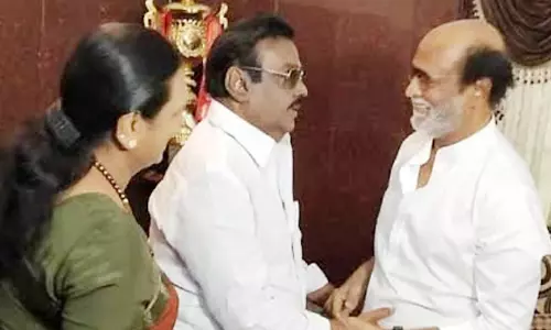 50 years in the film industry: If only there was a captain... - Premalatha Vijayakanth congratulates Rajinikanth 50 years in the film industry: If only there was a captain... - Premalatha Vijayakanth congratulates Rajinikanth