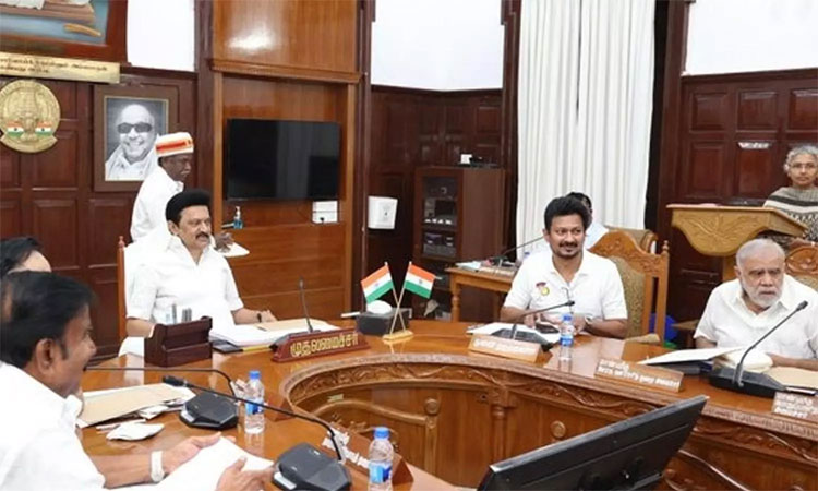 முதல்-அமைச்சர் மு.க.ஸ்டாலின் தலைமையில் அமைச்சரவை கூட்டம் தொடங்கியது