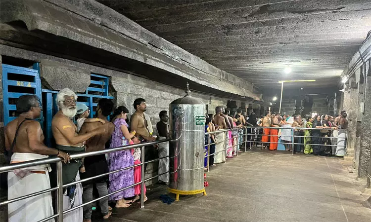 கன்னியாகுமரி பகவதி அம்மன் கோவிலில் ஆடி களப பூஜை நாளையுடன் நிறைவு