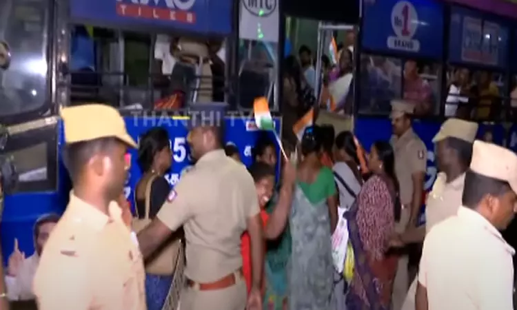 சென்னையில் கைது செய்யப்பட்ட தூய்மைப் பணியாளர்கள் அனைவரும் விடுவிப்பு