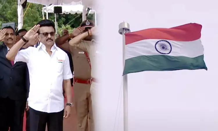 79-வது சுதந்திர தினம்: முதல்-அமைச்சர் மு.க.ஸ்டாலின் தேசியக்கொடி ஏற்றினார்