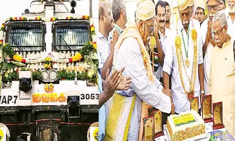 48- வது பிறந்தநாளை கொண்டாடிய வைகை எக்ஸ்பிரஸ்