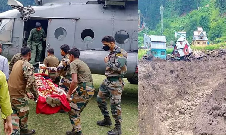 மேக வெடிப்பு - ஜம்மு காஷ்மீரில் இந்திய விமானப்படை