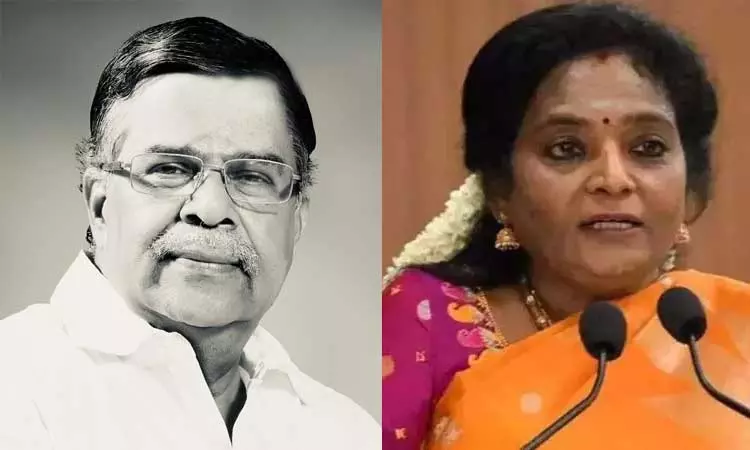 நாகாலாந்து மாநில கவர்னர் இல.கணேசன் மறைவு  தமிழிசை சவுந்தரராஜன் இரங்கல்
